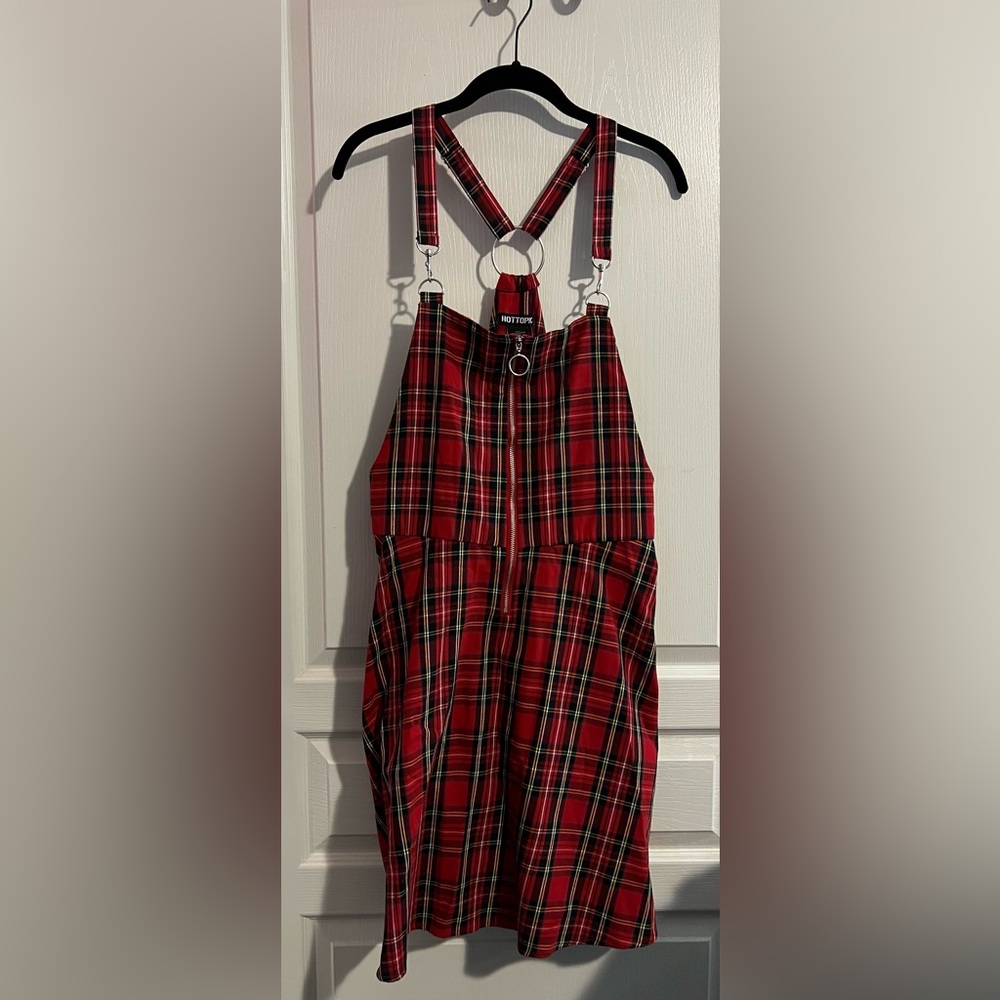 Hot Topic Red Plaid Dress